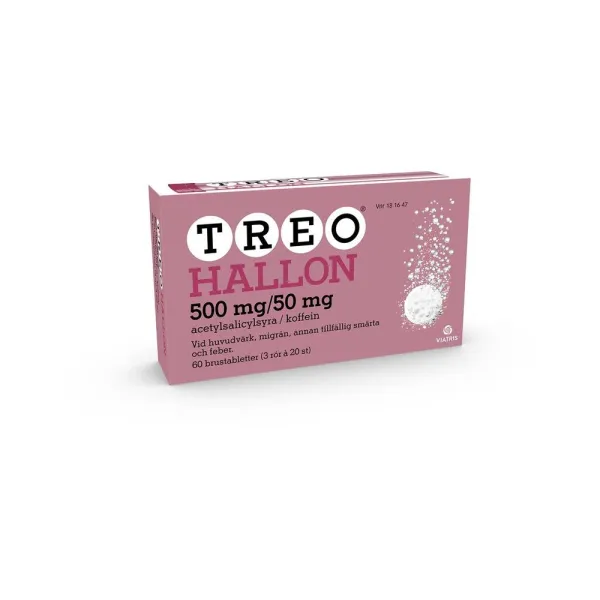Treo | Vid huvudvärk, migrän, smärta & feber | Treo.se