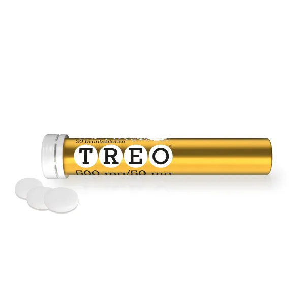 Treo Tablett 500 mg/50 mg | Läs mer här | Treo.se